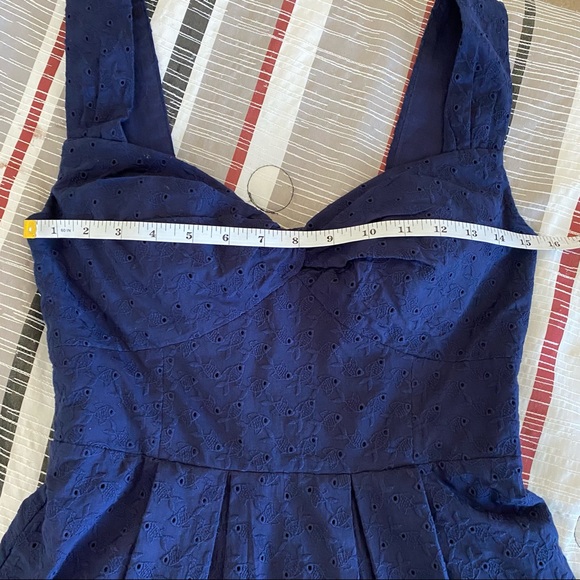 Lilly Pulitzer Cyndi Fit & Flare Navy Dress - Picture 10 of 12